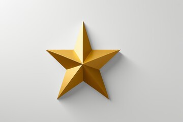 Obraz premium arafed star on a wall with a white background