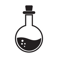 potion bottle flat icon vector