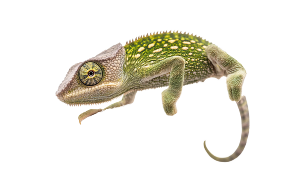 PNG Chameleon portrait available on transparent background
