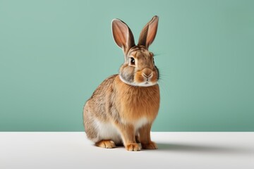 Obraz premium there is a rabbit that is sitting on a table