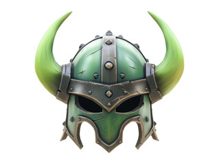Fantasy Helmet with Horns in 3D Cartoon Style for Gaming Use