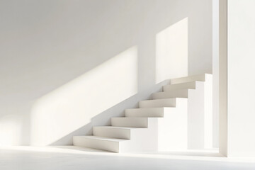 Building an Idea Concept Against a Minimalist White Background: Creative Inspiration