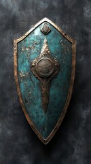 Fototapeta premium Ancient warriors shield