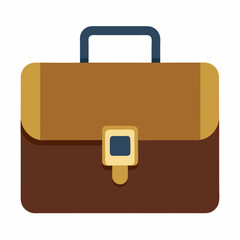 document new briefcase vector icon on white background