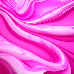Obraz premium Pink with flowing abstract shapes, vibrant gradients of blue and purple, soft lighting creating depth and shadows, a sense of motion and energy, rendering, created using.generative ai