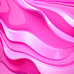 Pink with flowing abstract shapes, vibrant gradients of blue and purple, soft lighting creating depth and shadows, a sense of motion and energy, rendering, created using.generative ai