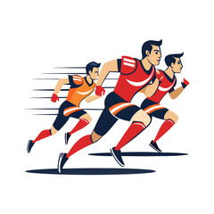 Obraz premium American football vector illustration