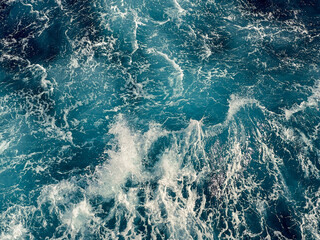 Ocean's Fury at Sunset