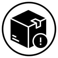 warning glyph icon