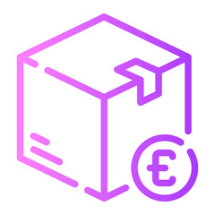 euro gradient icon
