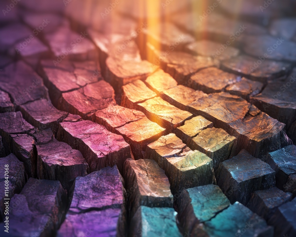 Poster experience the stunning interplay of light and texture with this abstract image natural textures are