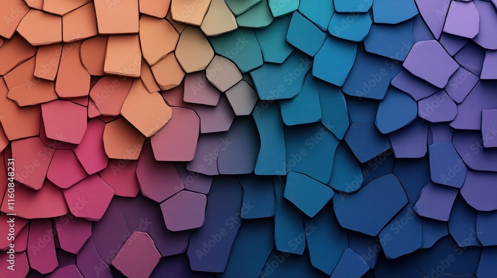 Fototapete explore the dynamic fusion of vivid rainbow tones symbolizing diversity and inclusivity in abstract 