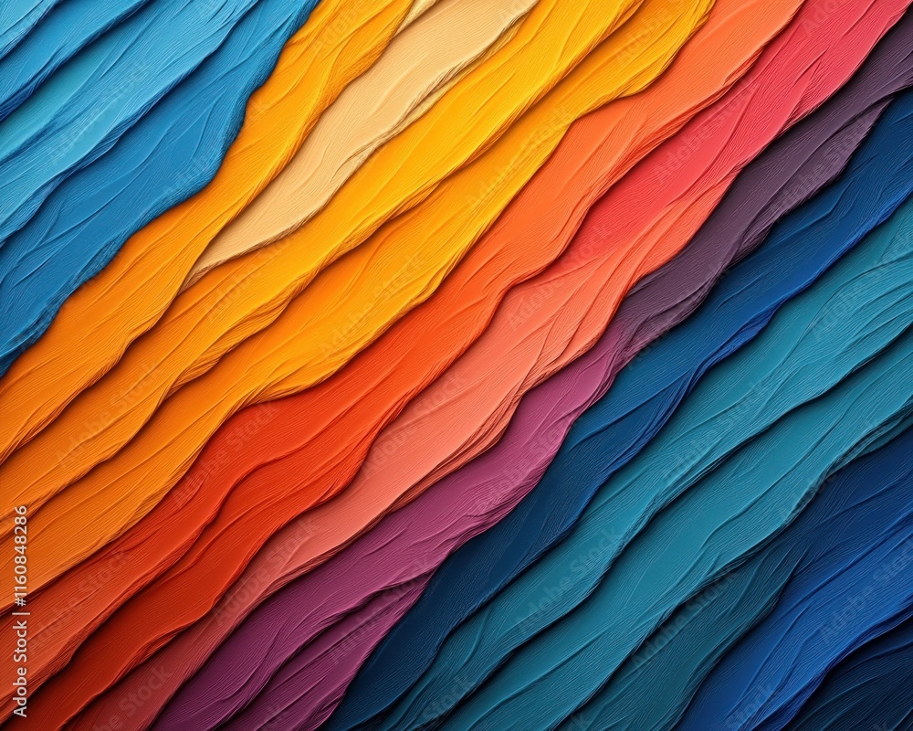 Aufkleber explore the mesmerizing dance of diffused light creating a dynamic rainbow brightness over smooth su