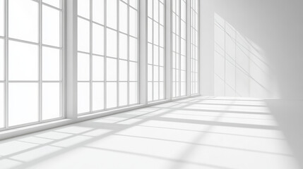 Windows with opened casements, vector white plastic frames, sills and glass panes, architecture and interior design. Realistic 3d windows with PVC, metal or aluminum profiles, locking handles
