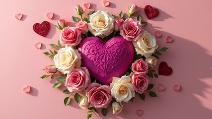 Celebrating Singles Awareness Day with a dynamic graphic design