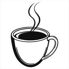 Vector coffee cup logo