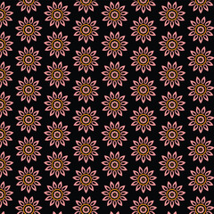 seamless pattern with flowers
