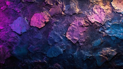 Naklejka premium Iridescent abstract holographic background with modern style and grainy texture effect