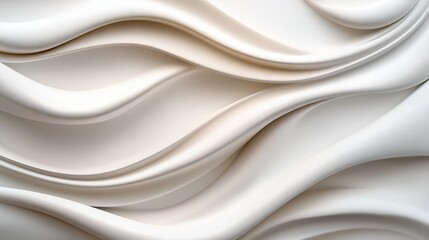 Minimalist Design with Gentle Curves and Neutral Tones for Decor
