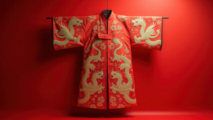 Red Dragon Robe, Chinese Traditional Clothing - Cultural heritage