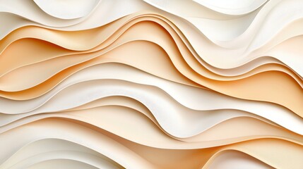 Obraz premium Soft Textured Abstract Background with Clean Wave Patterns