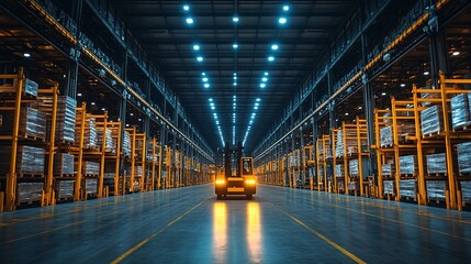 Logistics and Warehouse: A Modern Industrial Interior