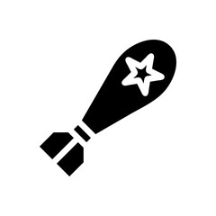 Isolated nuclear bomb icon. Concept of war, conflict, and danger.