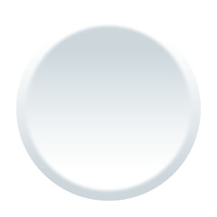 white round button