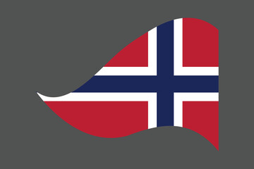 Obraz premium Norway flag, The flag of Norway, Flag of Norway national country symbol illustration Vector, Rectangle Norway flag illustration, Flat vector illustration 
