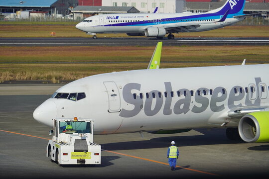Solaseed Air ソラシドエア NEW SKY 6J SNJ Boeing 737-800