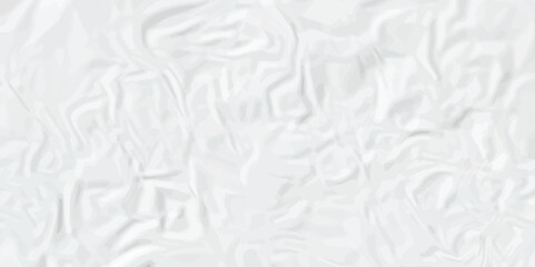 White old rip crinkled isolated wave parchment cardboard paper crumpled pattern texture. Wrinkled white poster paper texture background.	
