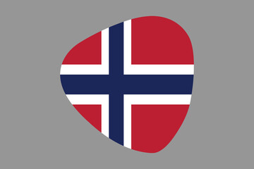 Obraz premium Norway flag sign, Norway flag vector graphic, Norway country flag is a symbol of freedom, National Norway flag, vector illustration 