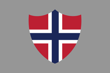Obraz premium Norway flag sign, Norway flag vector graphic, Norway country flag is a symbol of freedom, National Norway flag, vector illustration 