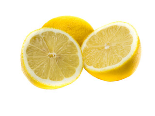 lemon isolated on transparent background