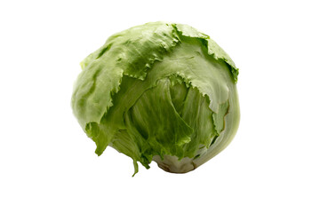 green salad isolated on transparent background