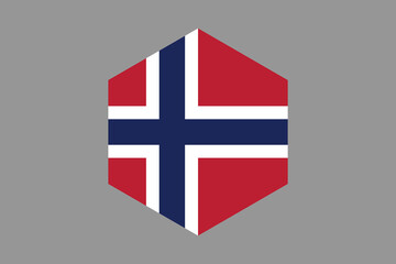 Obraz premium Norway flag sign, Norway flag vector graphic, Norway country flag is a symbol of freedom, National Norway flag, vector illustration 