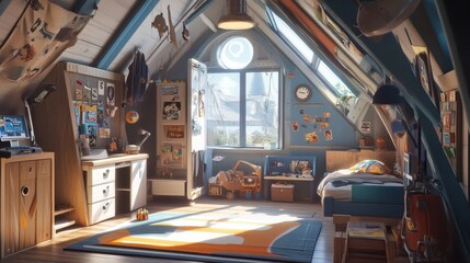 Obraz premium interior of modern children's room