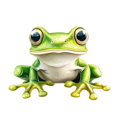 a frog with big eyes