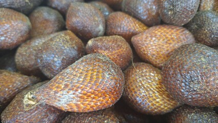 a bunch of salak fruit