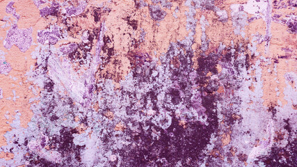 Close-up texture of damaged moldy wall.