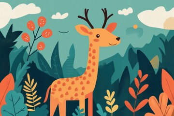 Fototapeta premium Protecting Nature: The Vital Link Between Wildlife Conservation and Sustainable Energy Investment