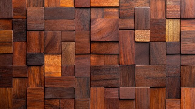 Exotic Merbau Wood Panel Texture Pattern for Interior Design and Decor
