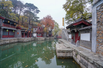 Scenery of Suzhou Street, Summer Palace, Beijing.