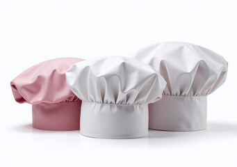 burundi chef hats white background set precise edges easy handling commercial kitchens every
