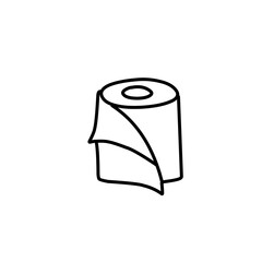toilet paper outline