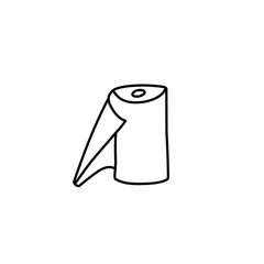 toilet paper outline