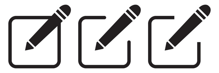 Edit icon line style illustration
