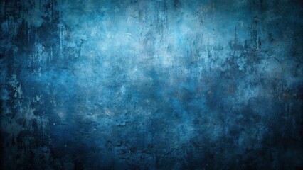 Obraz premium Abstract Blue Textured Background with Grunge and Scratches