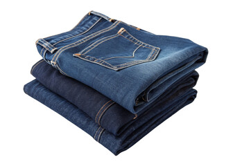 Folded Denim Jeans Stack, Blue, Dark Wash, Clothing Apparel
