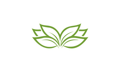 green leaves vector